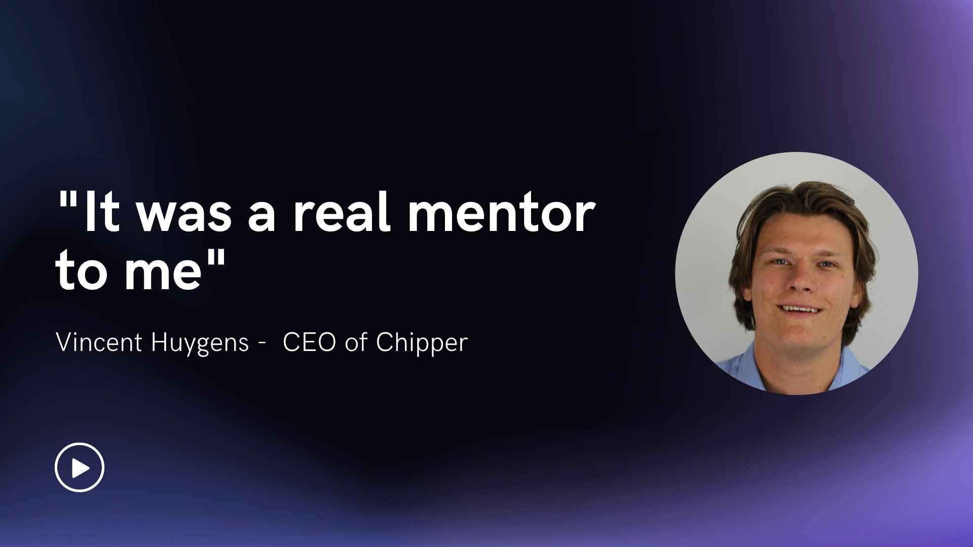 Vincent Huygens <> CEO Chipper Media